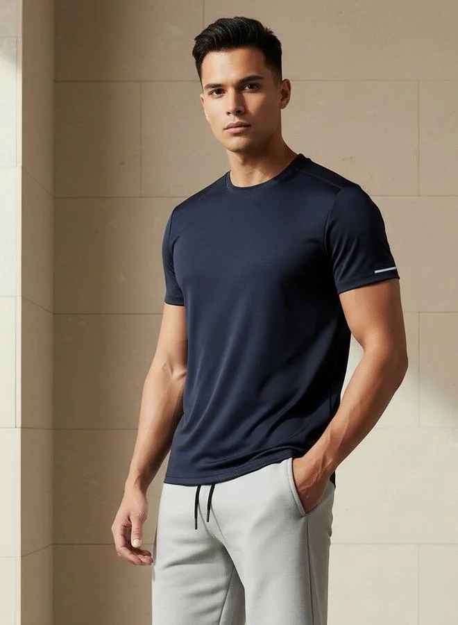 سبلاش فيڤ Men Regular Fit Crew Neck Short Sleeve Printed T-shirt